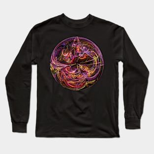 Crystal Ball Swirl Circle Long Sleeve T-Shirt